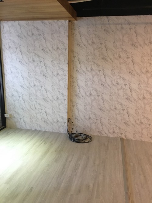 淡水水源路二段鋪塑膠地磚
