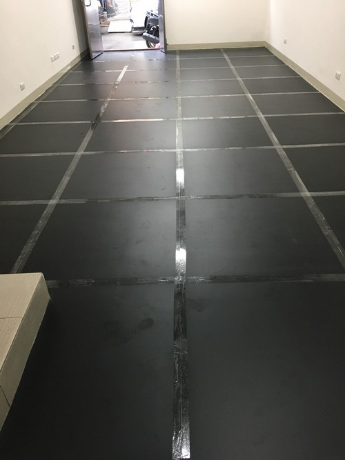 新北市板橋區漢生東路鋪塑膠地磚