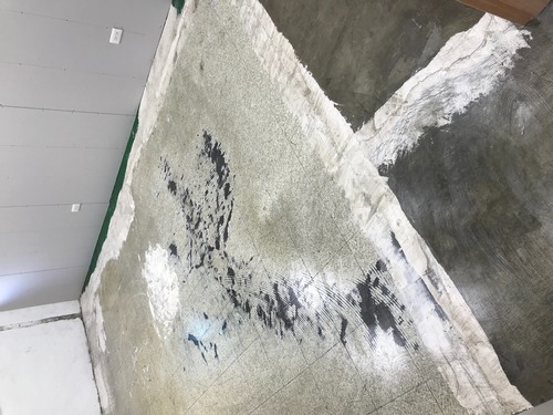 新北市樹林區柑園街鋪塑膠地磚